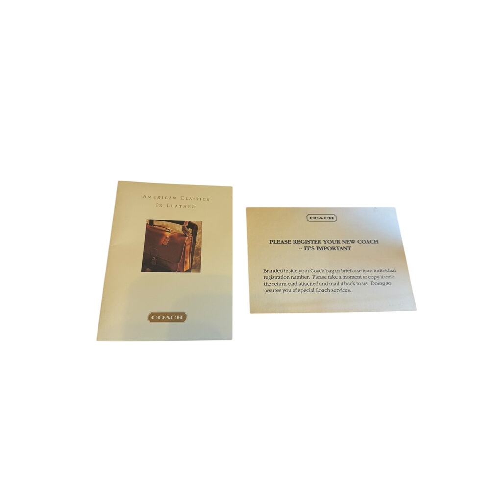 Coach Vintage Legacy‎ Oliver Bag Black Leather NEW - Picture 9 of 12